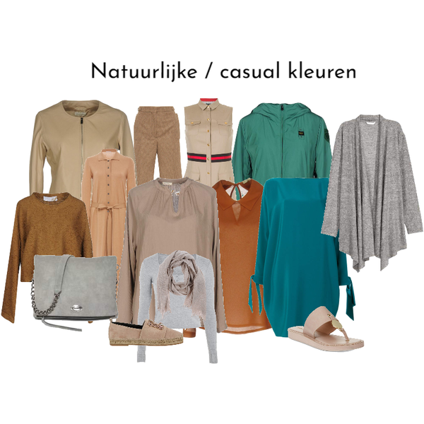 Natuurlijke kleuren van de natuurlijke kledingstijl