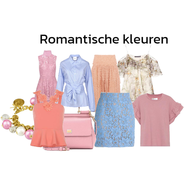 Romantische kleuren voor de romantische kledingstijl